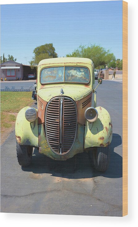 Transportation Wood Print featuring the photograph 1938 Ford Truck by Nancy Jenkins