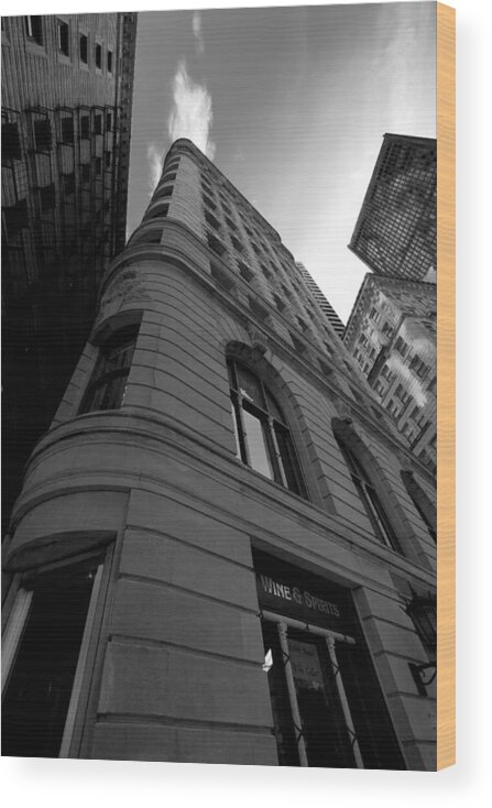 Architecture Wood Print featuring the photograph Boston #3 by Jason Smith