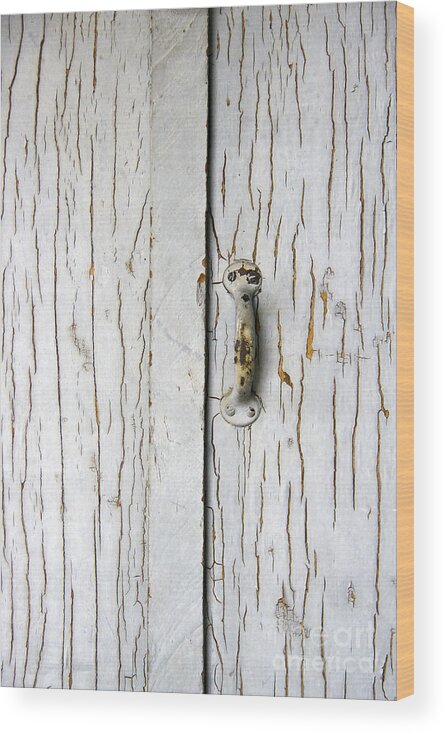 Door Wood Print featuring the photograph Cracked #2 by Margie Hurwich