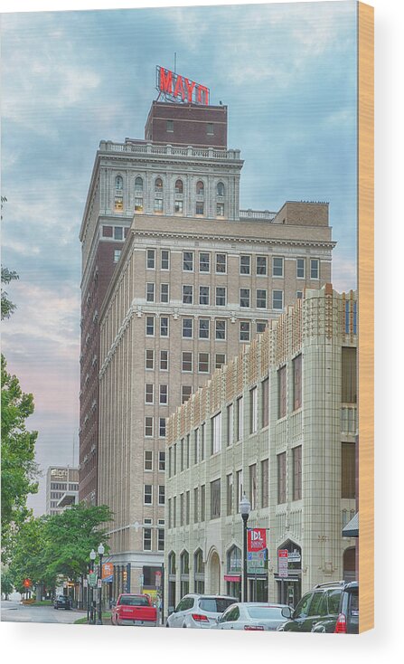 Mayo Wood Print featuring the photograph Mayo Hotel Tulsa Oklahoma #2 by Bert Peake