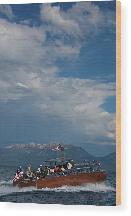 Thunderbird Wood Print featuring the photograph Thunderbird Lake Tahoe 25 percent discount until April 14 by Steven Lapkin