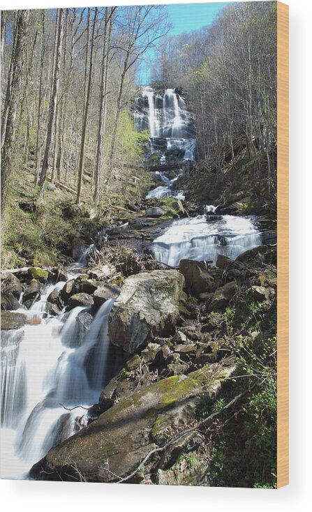 Waterfall Wood Print featuring the photograph Waterfall #2 by Lindsey Weimer