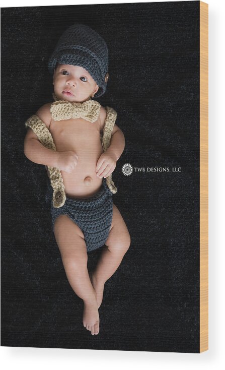 Baby Boy Wood Print featuring the photograph 2138 by Teresa Blanton