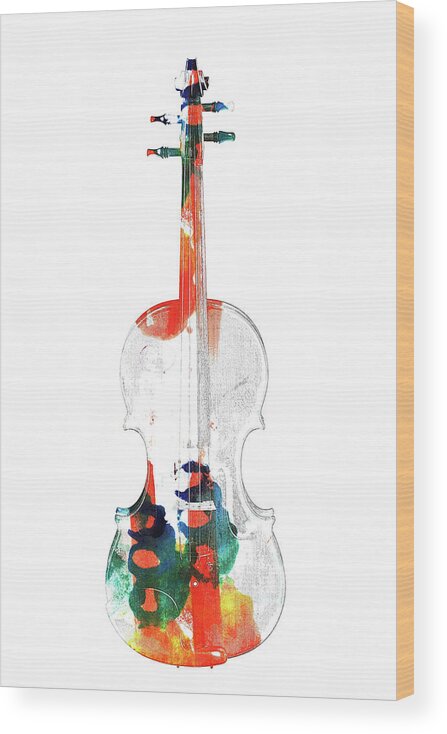 Violin Wood Print featuring the photograph Antique Violin 1732.53 by M K Miller