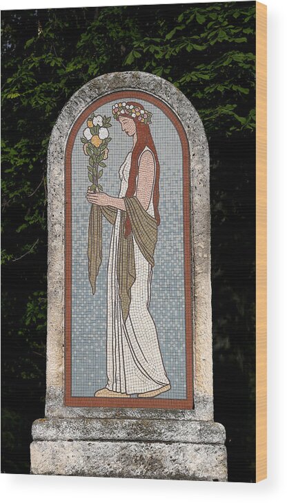 Art Deco Wood Print featuring the photograph Art Deco Mosaic 1 by Andrew Fare
