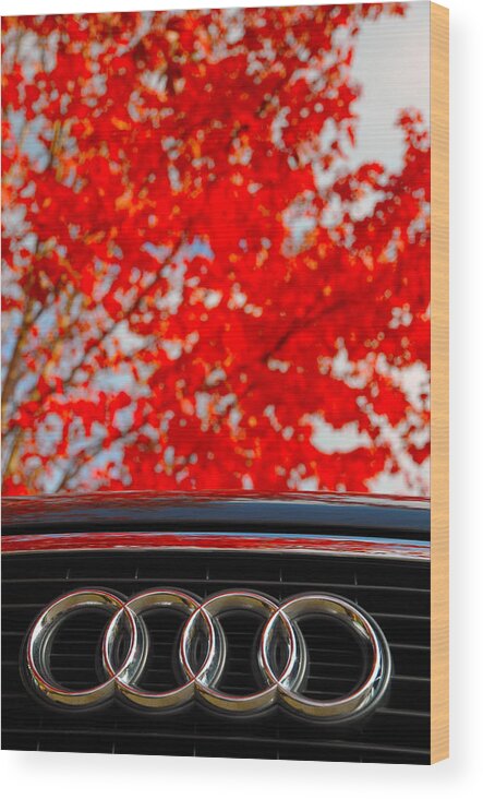 Audi Wood Print featuring the photograph Audi by Dragan Kudjerski