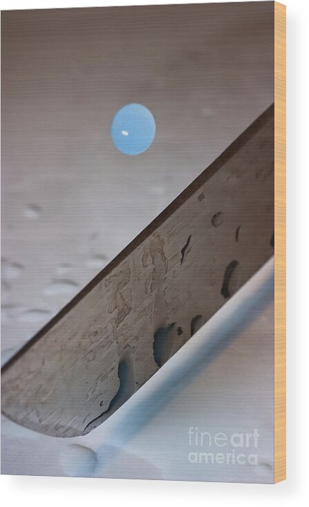 Drops Wood Print featuring the photograph Before by Joerg Lingnau