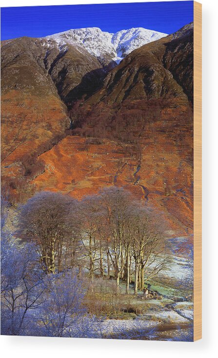 Scotland Wood Print featuring the photograph Ben Nevis from Glen nevis by John McKinlay