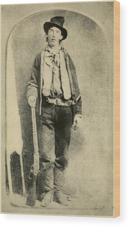 History Wood Print featuring the photograph Billy The Kid 1859-81, Killed Twenty by Everett