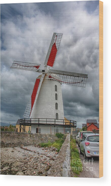 Countries Wood Print featuring the photograph Blennerville Windmill by Joerg Lingnau