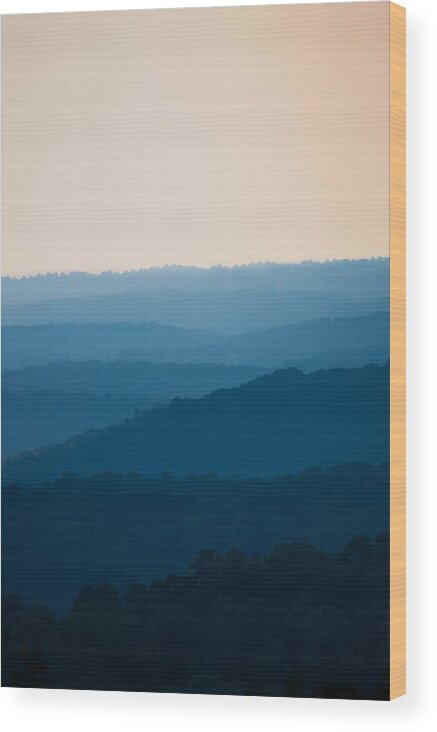 Sunlight Wood Print featuring the photograph Calm Over the Hoyle by Parker Cunningham