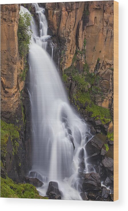 Waterfall Wood Print featuring the photograph Chasing Waterfalls by Tim Reaves