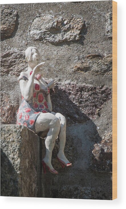 Figurine Wood Print featuring the photograph China Girl by Geoff Smith