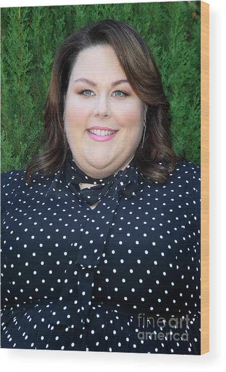 Chrissy Metz Wood Print featuring the photograph Chrissy Metz by Nina Prommer