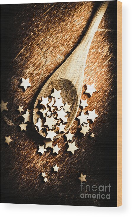 Christmas Wood Print featuring the photograph Christmas cooking by Jorgo Photography