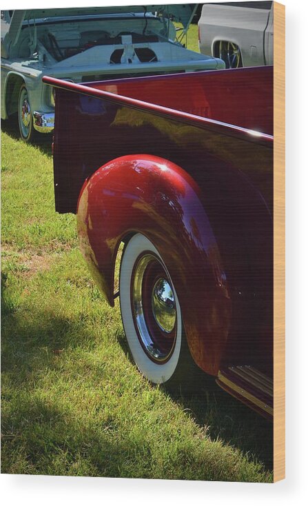  Wood Print featuring the photograph Classic Pickup Fender by Dean Ferreira