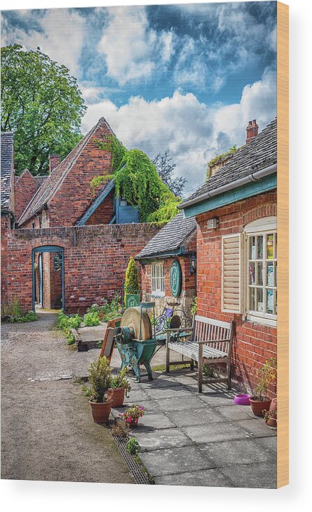 Olde Worlde Wood Print featuring the photograph Cottage Industry by Nick Bywater