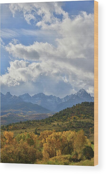 Colorado Wood Print featuring the photograph Country Road 7 by Ray Mathis