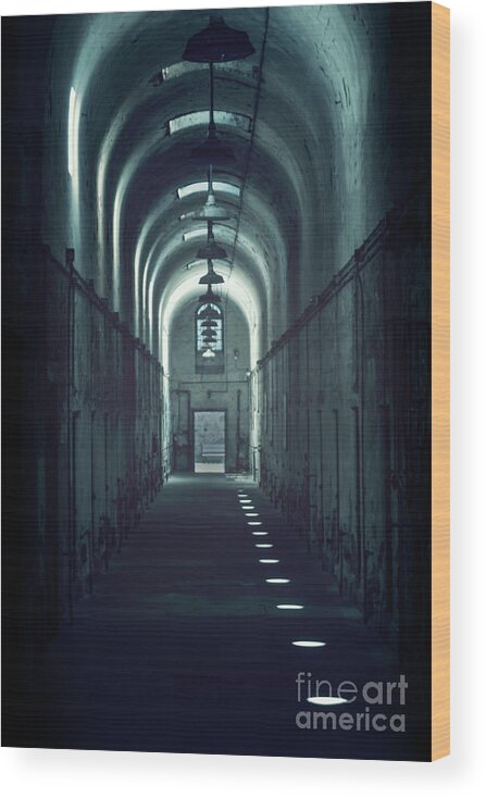 Kremsdorf Wood Print featuring the photograph Dark Tunnels by Evelina Kremsdorf