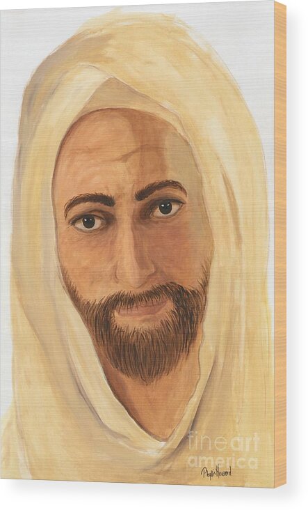 Jesus Wood Print featuring the painting Discernment by Phyllis Howard
