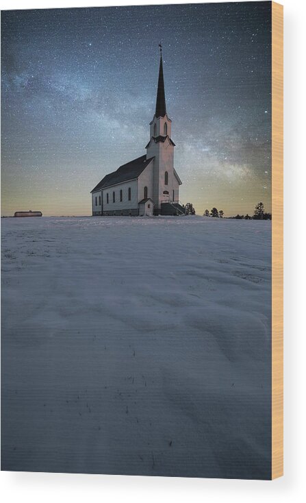 Sky Wood Print featuring the photograph Divine by Aaron J Groen
