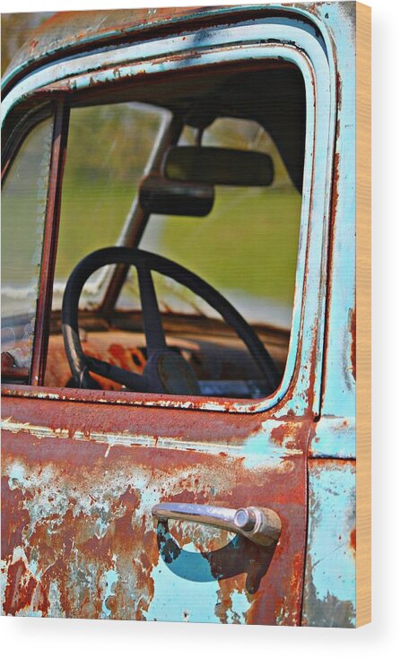 Chevrolet Wood Print featuring the photograph Do You Need A Ride- Fine Art by KayeCee Spain