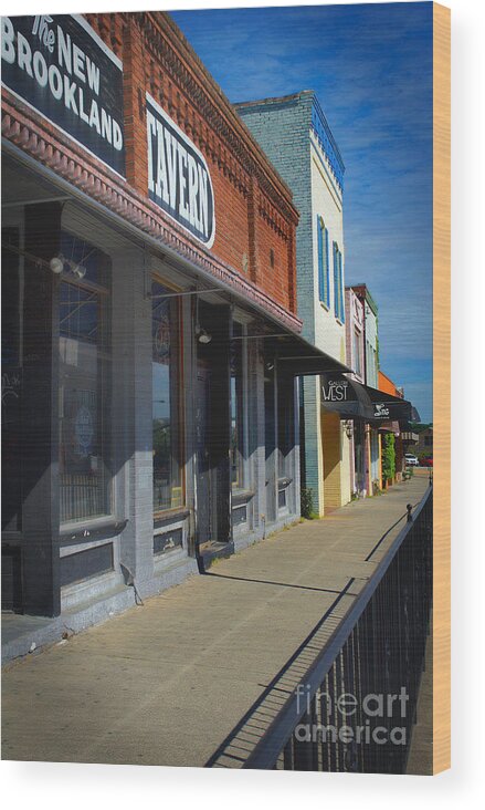 Scenic Tours Wood Print featuring the photograph Dreamy State Street by Skip Willits