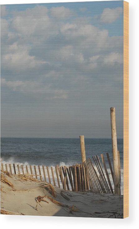 Ocean Dunes Wood Print featuring the photograph Dunes 71 by Joyce StJames