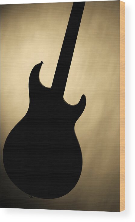 Electric Guitar Wood Print featuring the photograph Electric Guitar Fine Art Photograph Art Print or Picture 4151.0 by M K Miller