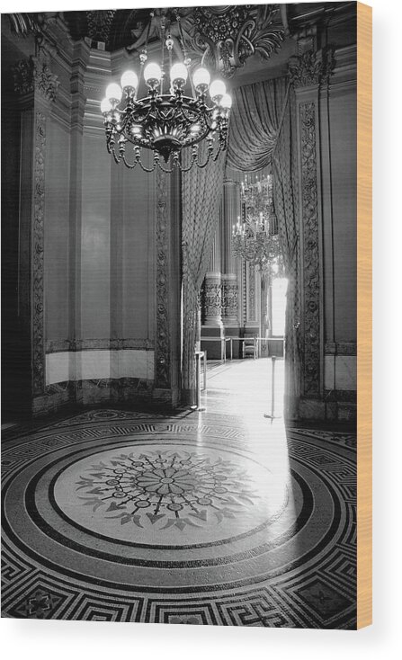 Opera Garnier Wood Print featuring the photograph Elegant Opera by Rebekah Zivicki