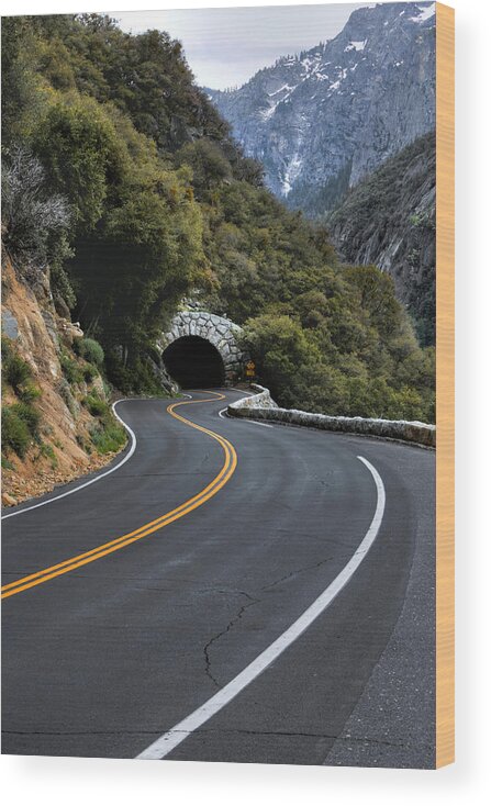 Americas Best Idea Wood Print featuring the photograph Entrance to the Valley by David Andersen