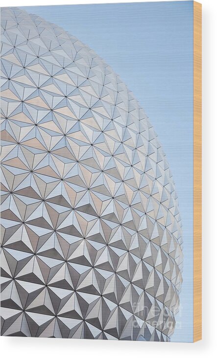Ball At Epcot Wood Print featuring the photograph Epcot by Rose Hill