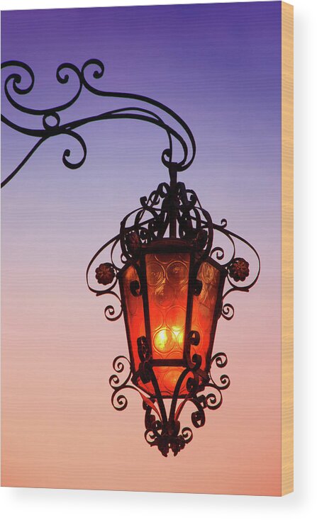 Lamp Wood Print featuring the photograph Eternity Episode by Iryna Goodall