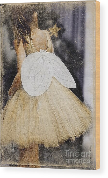 Ballerina Wood Print featuring the photograph Fairy Ballerina by Craig J Satterlee