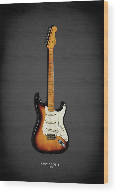 #faatoppicks Wood Print featuring the photograph Fender Stratocaster 54 by Mark Rogan