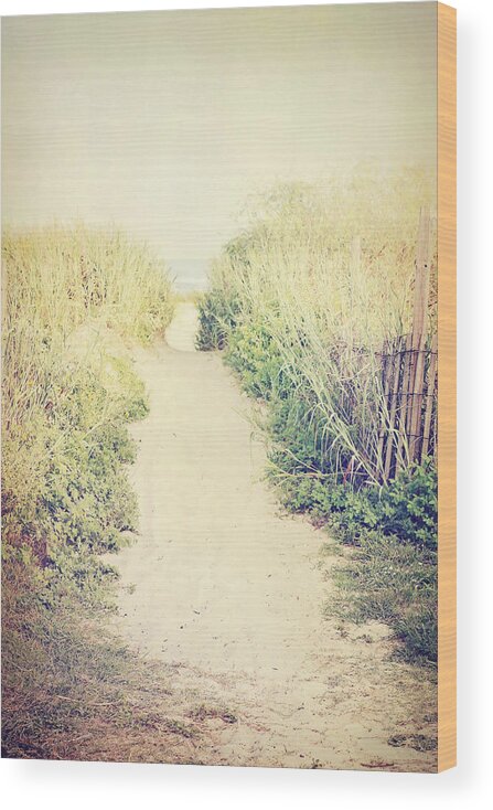 Beach Wood Print featuring the photograph Finding Your Way by Trish Mistric