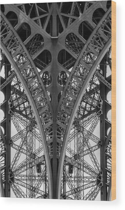 Paris Wood Print featuring the photograph French Symmetry by Pablo Lopez
