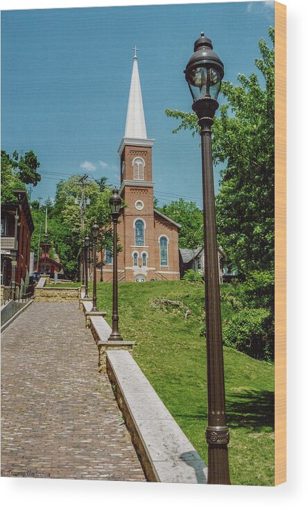 Galena Wood Print featuring the photograph Galena Illinois by Tommy Anderson
