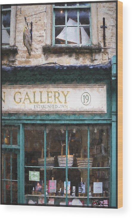 Cirencester Wood Print featuring the photograph Gallery at Cirencester by Peggy Dietz