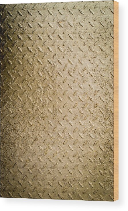 Gold Metal Wood Print featuring the photograph Grit of Goldfinger by John Williams