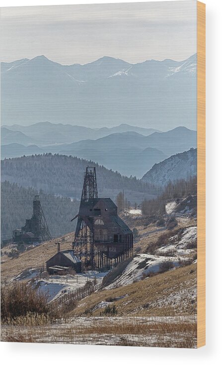 Cripple Creek Wood Print featuring the photograph Goldfield by Susan Rissi Tregoning