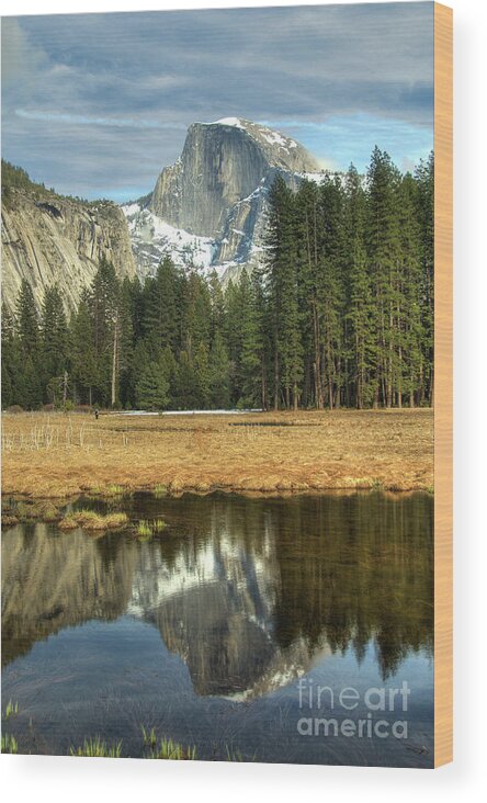 Half Dome Wood Print featuring the photograph Half Dome by Marc Bittan