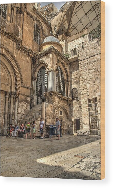Ancient Wood Print featuring the photograph Holy Sepulchre 1 by Dimitry Papkov