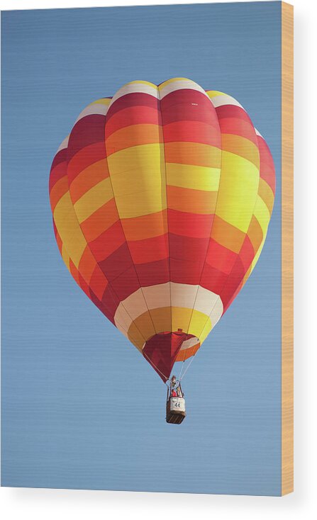Hot Air Balloon Wood Print featuring the photograph Hot Air Balloons #4 by Rich S