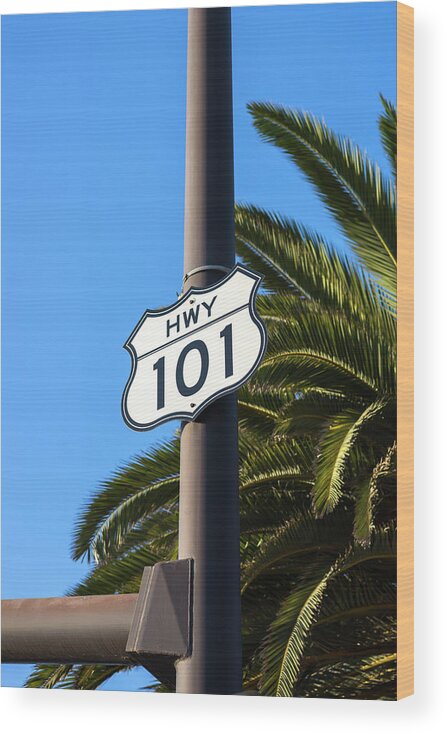Highway 101 Wood Print featuring the photograph Iconic 101 by Joseph S Giacalone