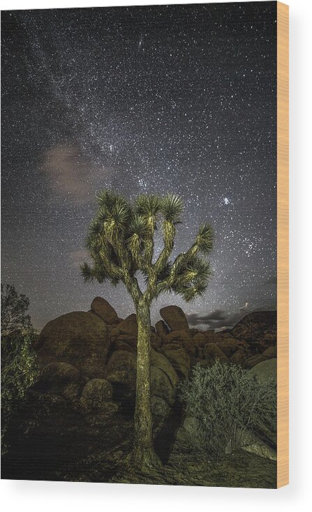 Astrophotography Wood Print featuring the photograph Illuminati 09 by Ryan Weddle