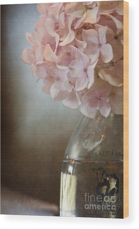 Pink Wood Print featuring the photograph In The Country by Margie Hurwich