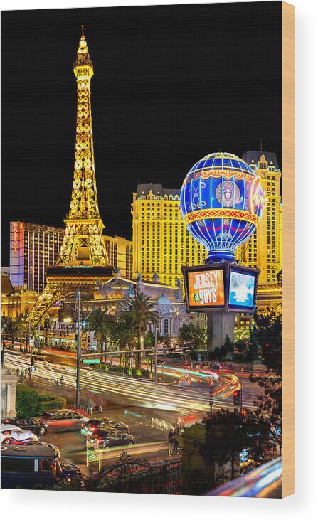 Las Vegas Wood Print featuring the photograph It's All Happening by Az Jackson