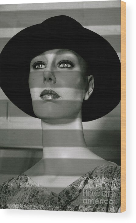 Lady Wood Print featuring the photograph Just Like A Woman #2 by Adriana Zoon