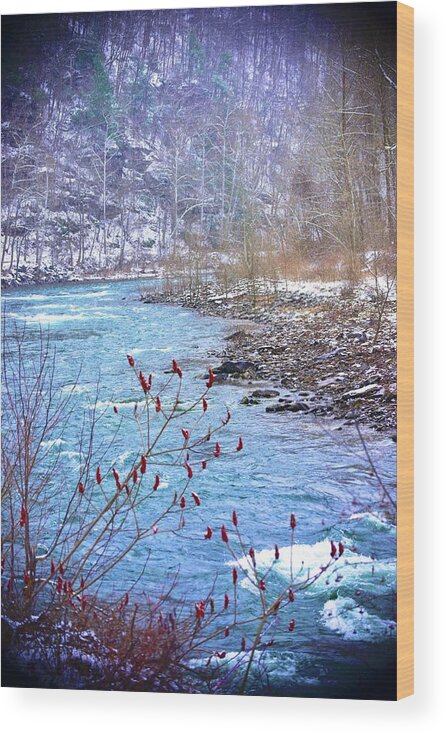  Wood Print featuring the photograph Little River Run by Tracy Rice Frame Of Mind